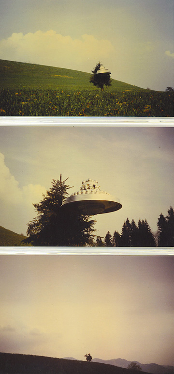 UFO
                        over Bachtel Switzerland by Eduard Meier