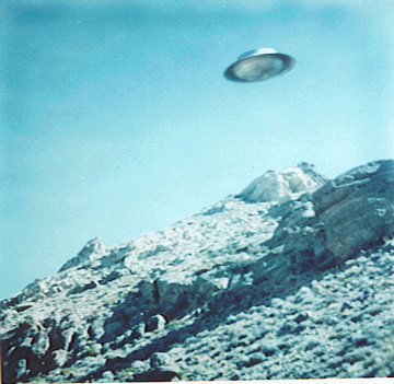 UFO
                        Over Titus Canyon California