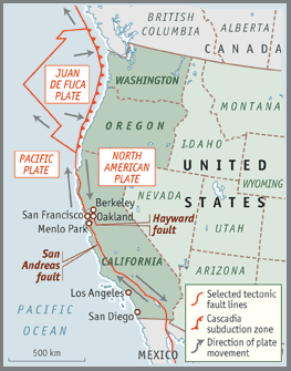 Juan De
                    Fuca Plate